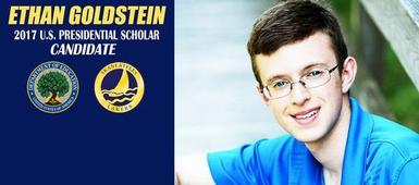Ethan Goldstein Named U.S. Presidential Scholar Candidate
