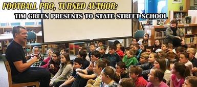 Author, Former NFL Pro Tim Green Visits State Street School