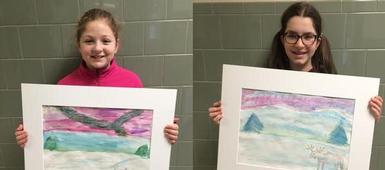 Elementary Student Art Featured in S.J. Moore Fine Art Gallery