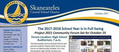 Fall Newsletter: Project 2021 Forum on October 25