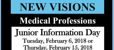 New Visions Medical Professions Jr. Info Day