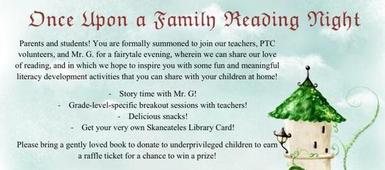 Family Reading Night at State Street on January 11