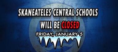 SCS Schools Will be CLOSED on Friday, January 5