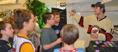 Sixth Graders Learn High School Hydroponics