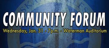 Community Forum Set for Wednesday in Waterman