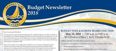 2018-2019 School Budget Newsletter