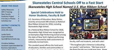 FALL NEWSLETTER: SCS Off to a Fast Start