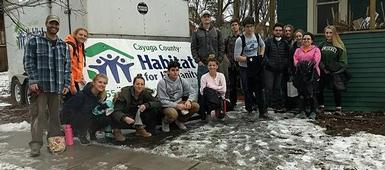 High School Students Volunteer with Habitat for Humanity