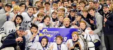 Boys Ice Hockey Earns First State Title since 2015
