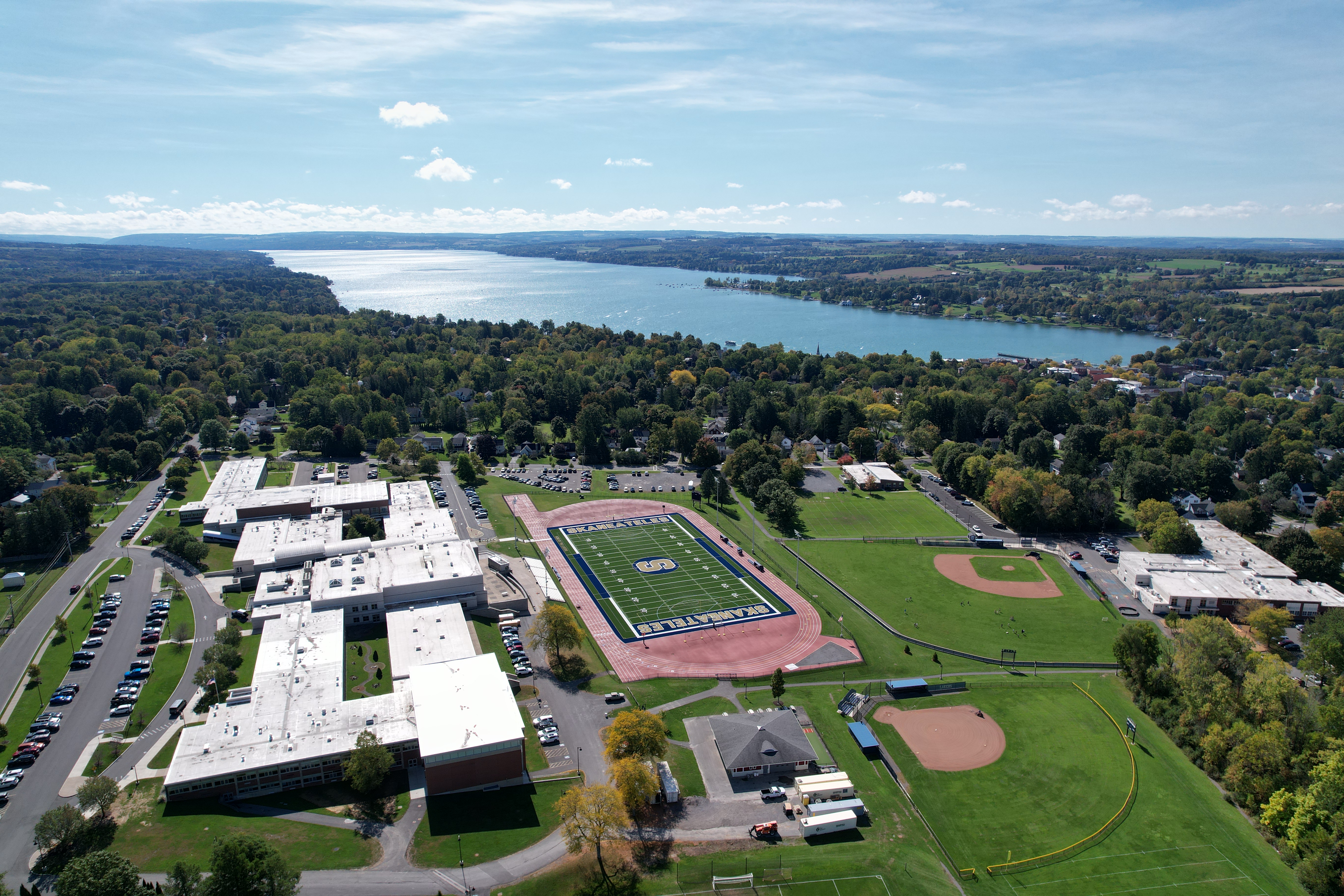 Drone Shot of the Athletics Complex