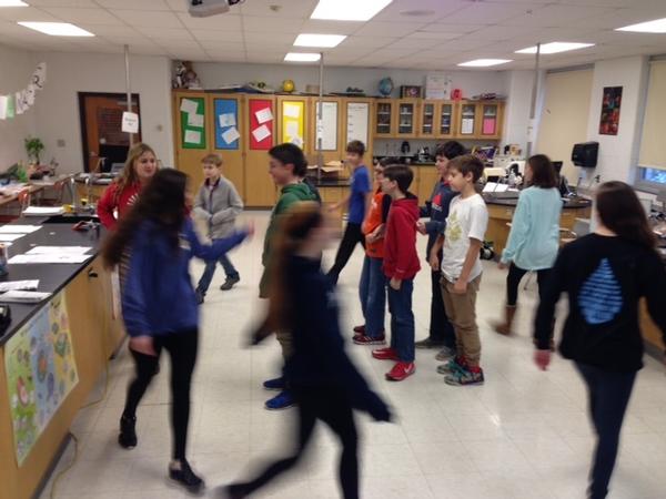 Dancing to learn science