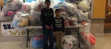 Brothers inspire others; MS clothing drive a success